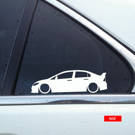 STICKER, HONDA CIVIC SKU:8050