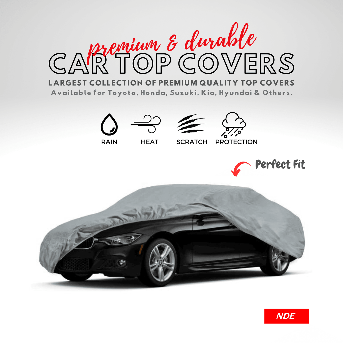 TOP COVER WITH FLEECE IMPORTED FOR SUZUKI ALTO (2018-2024) - ndestore.com