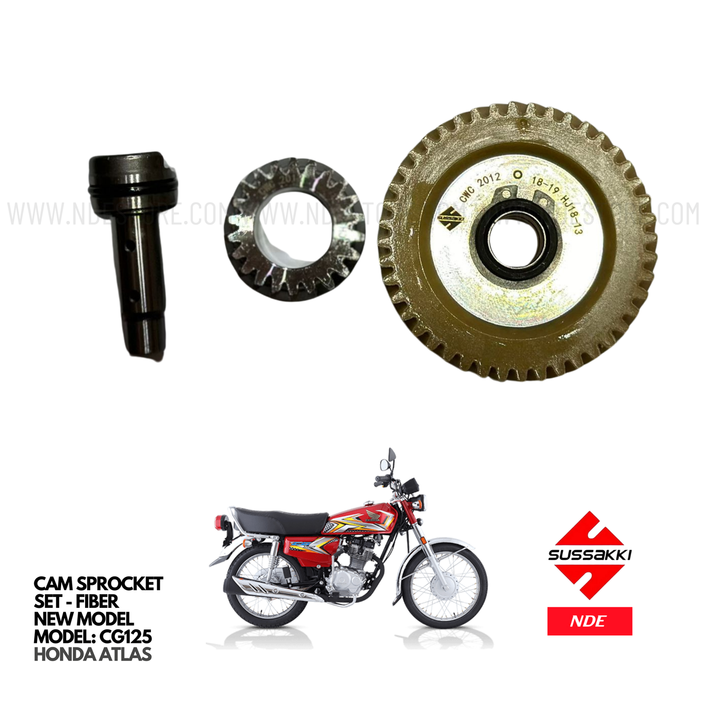 CAM SPROCKET SET FIBER MATERIAL FOR HONDA CG125