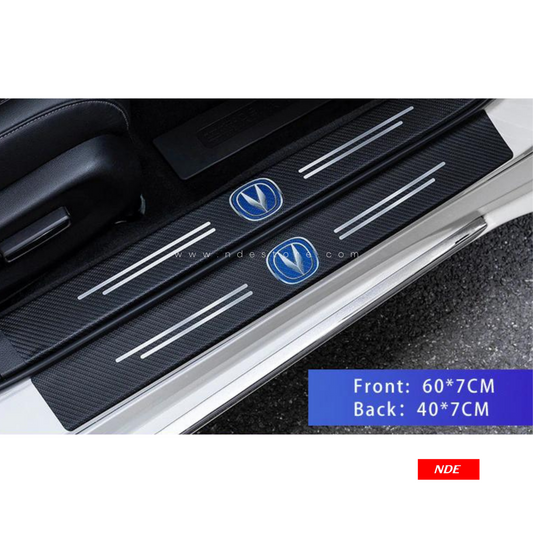 DOOR SILL AREA PROTECTION CARBON FIBER STICKER FOR CHANGAN - ndestore.com