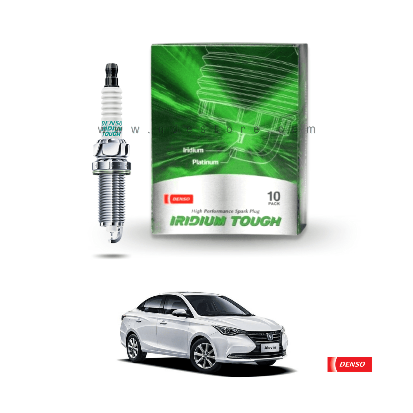 SPARK PLUG DENSO IRIDIUM TOUGH FOR CHANGAN ALSVIN - ndestore.com