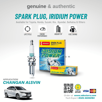 SPARK PLUG DENSO IRIDIUM POWER FOR CHANGAN ALSVIN - ndestore.com