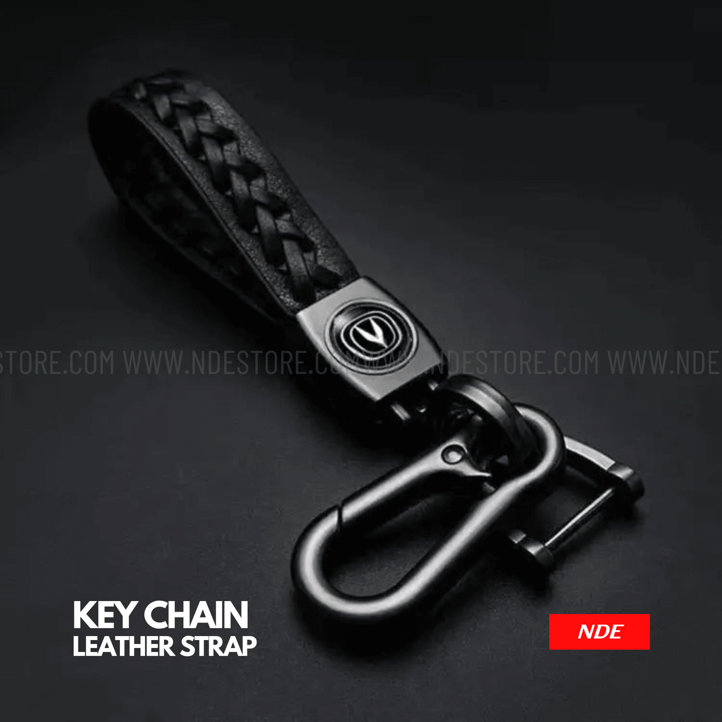 KEY CHAIN LEATHER STRAP WITH CHANGAN LOGO - ndestore.com