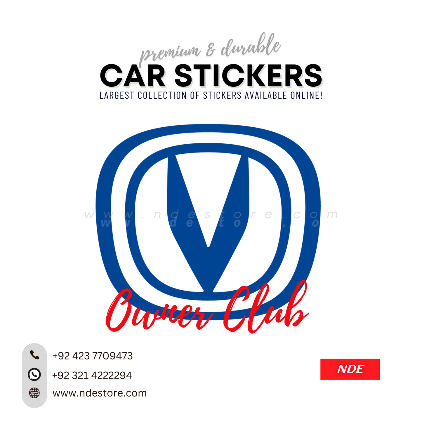 STICKER CHANGAN OWNER CLUB (SKU:141029)