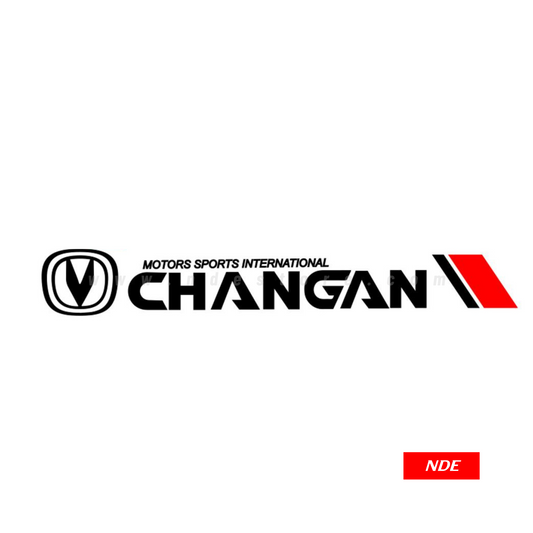 STICKER CHANGAN MOTOR SPORTS