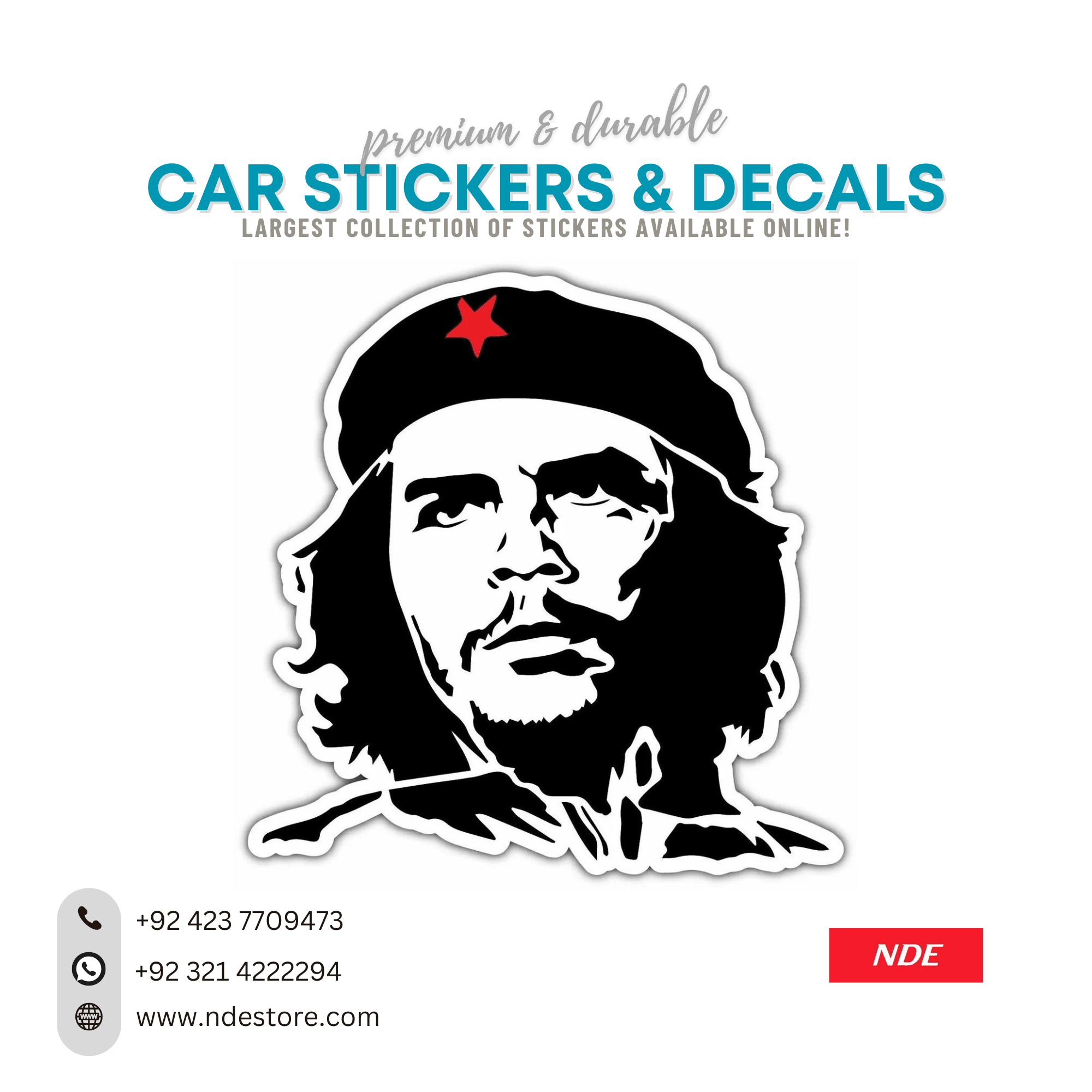 STICKER CHE GUEVARA – NDE STORE