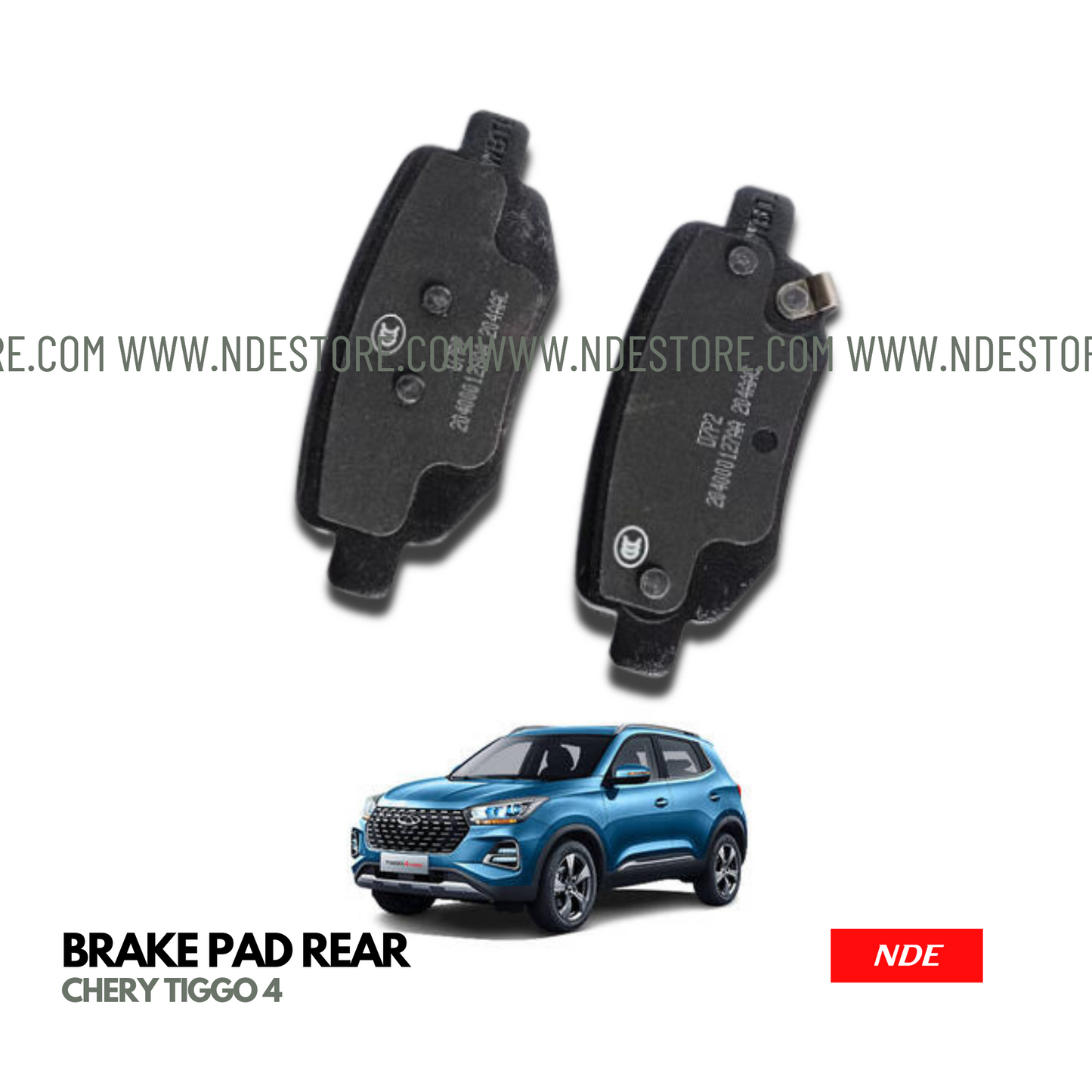 BRAKE DISC PAD SET REAR FOR CHERY TIGGO 4 - ndestore.com