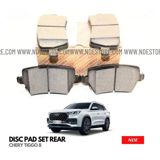 BRAKE DISC PAD SET REAR FOR CHERY TIGGO 8