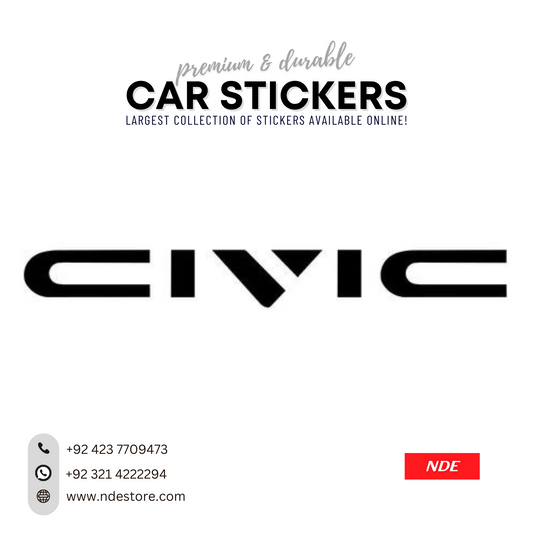 STICKER CIVIC LOGO NEW