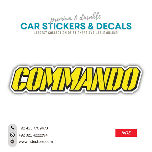 STICKER, COMMANDO