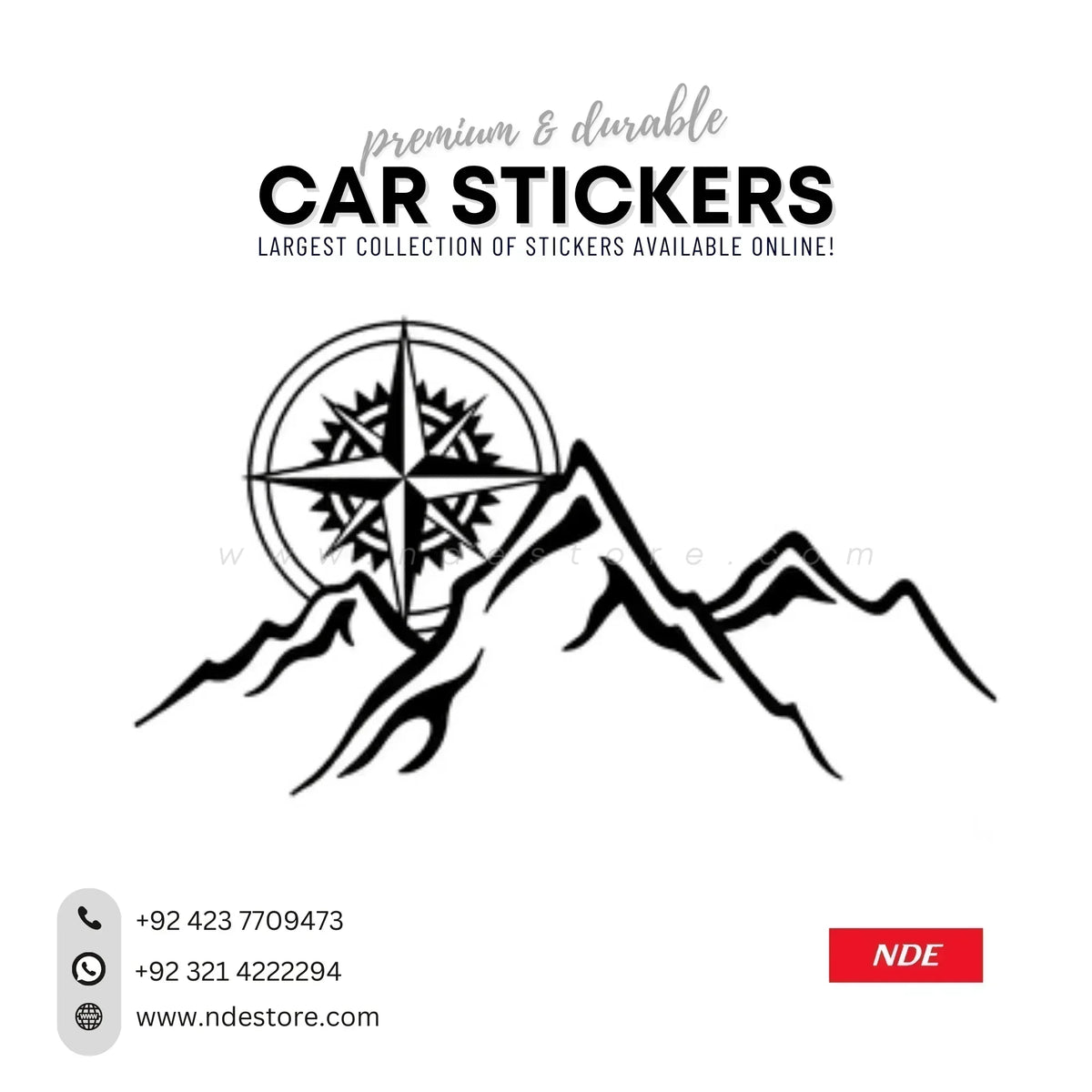 STICKER COMPASS - NDE STORE