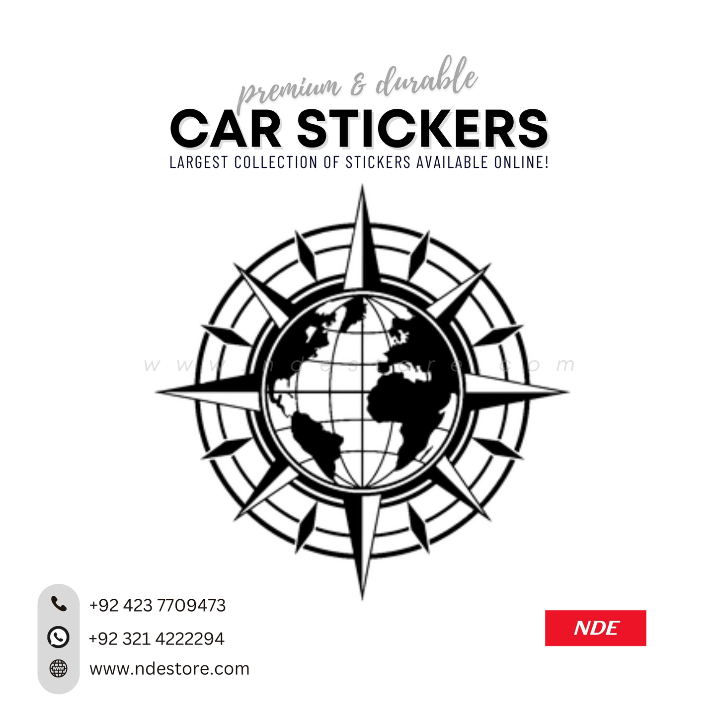 STICKER COMPASS - ndestore.com