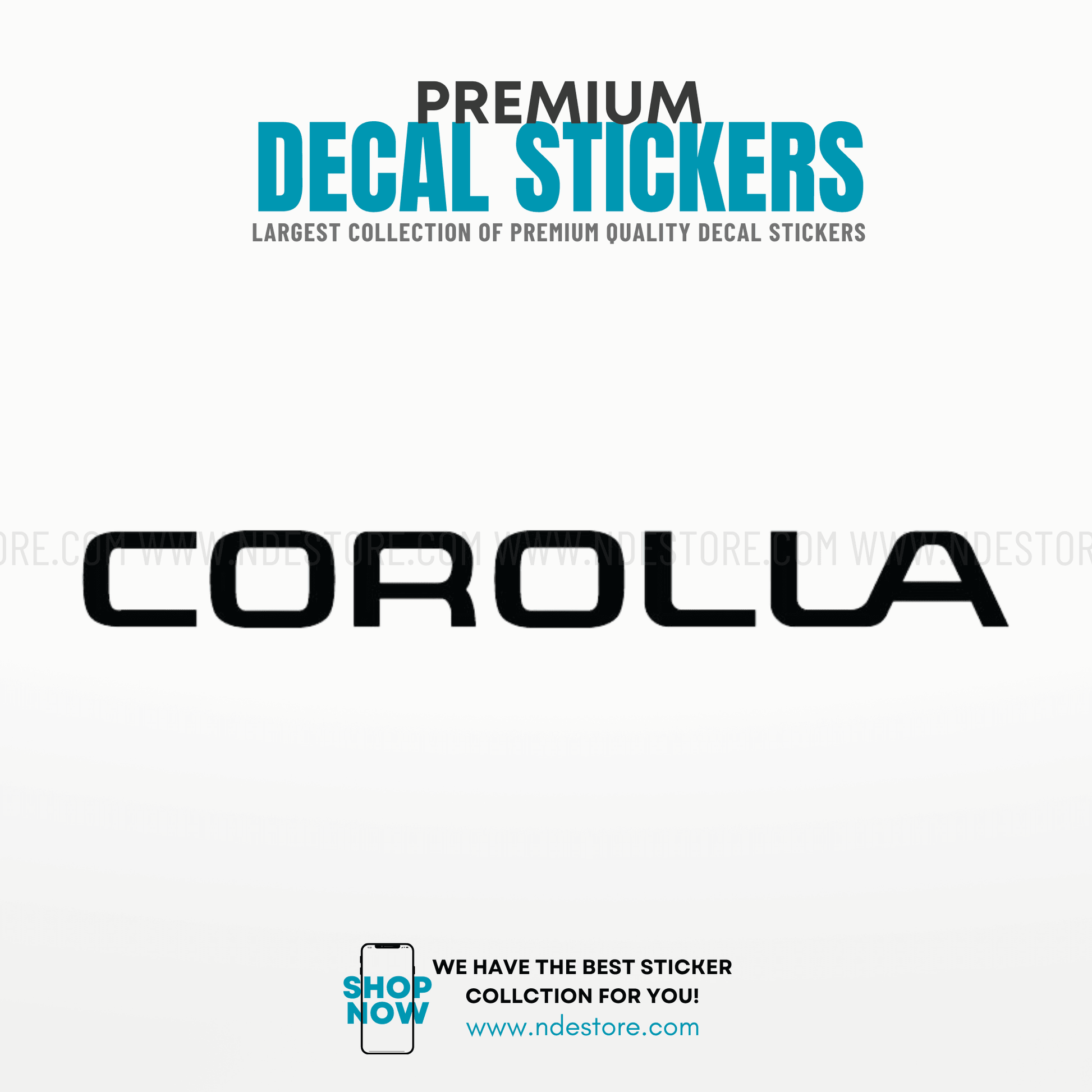 STICKER COROLLA - ndestore.com