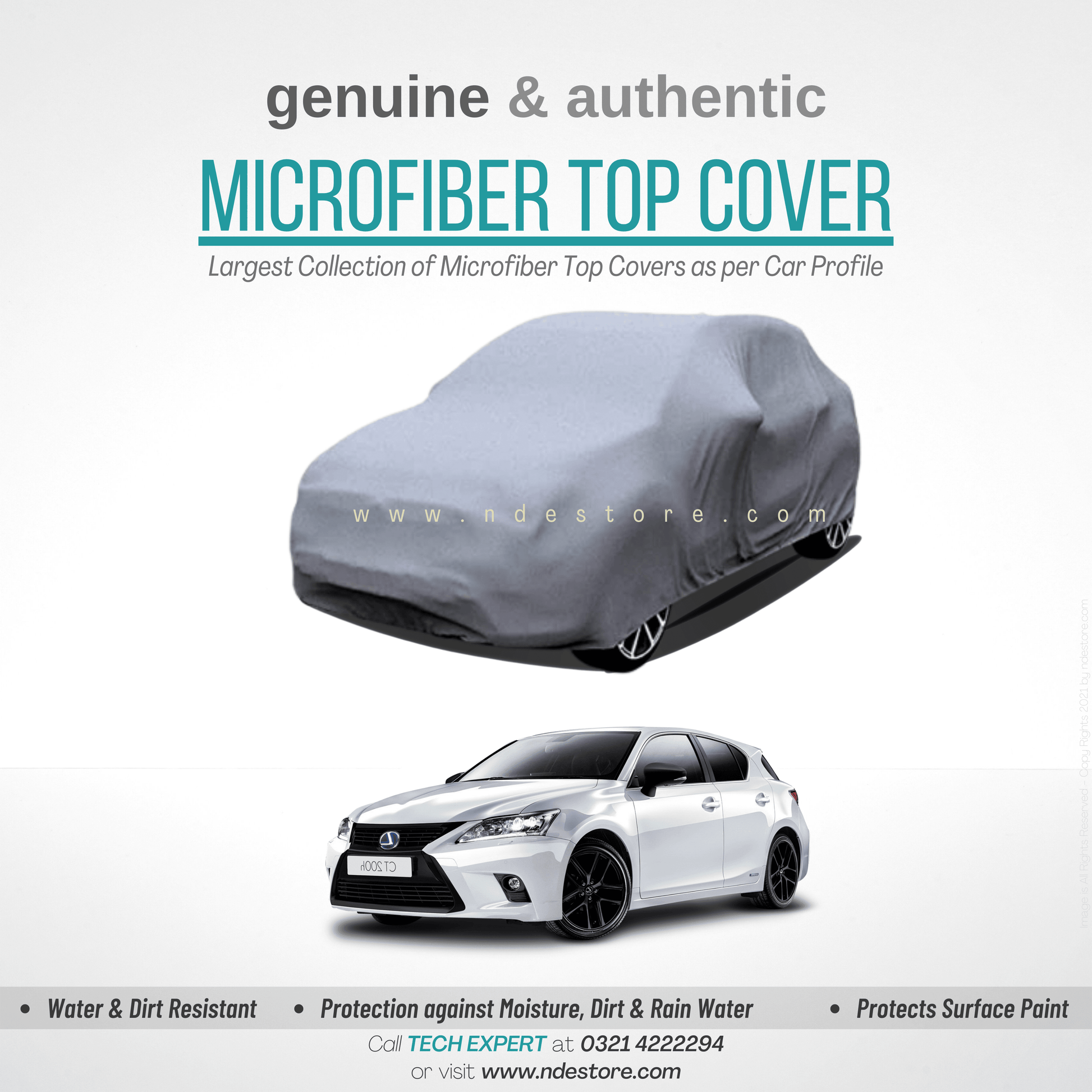 TOP COVER MICROFIBER FOR LEXUS CT200H - ndestore.com