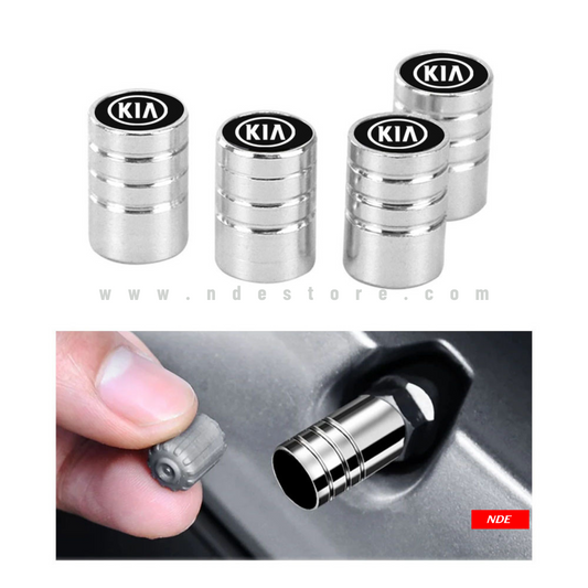 TIRE NOZZLE COVER CAR WHEEL VALVE COVER WITH KIA LOGO