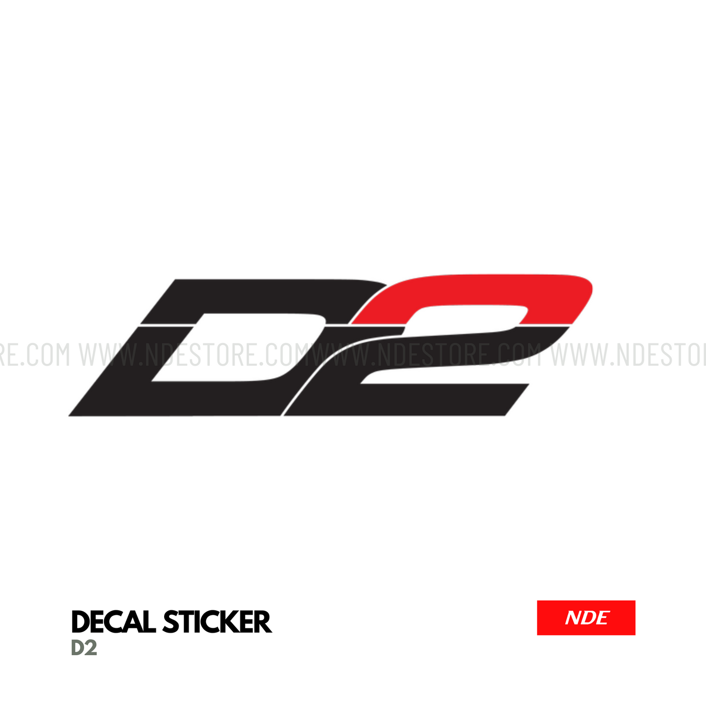 STICKER D2 JDM