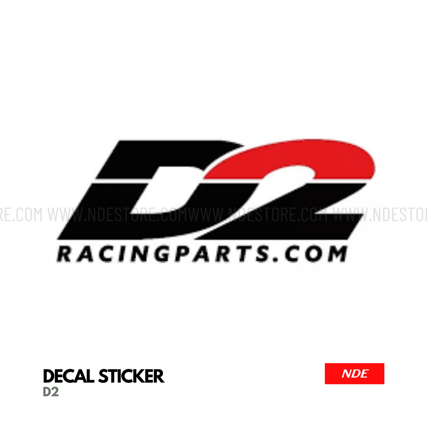 STICKER D2 RACING PARTS