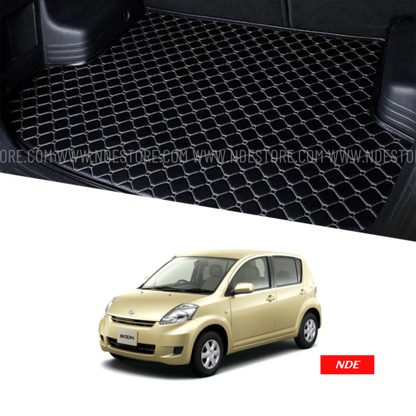 TRUNK FLOOR MAT 7D STYLE FOR DAIHATSU BOON