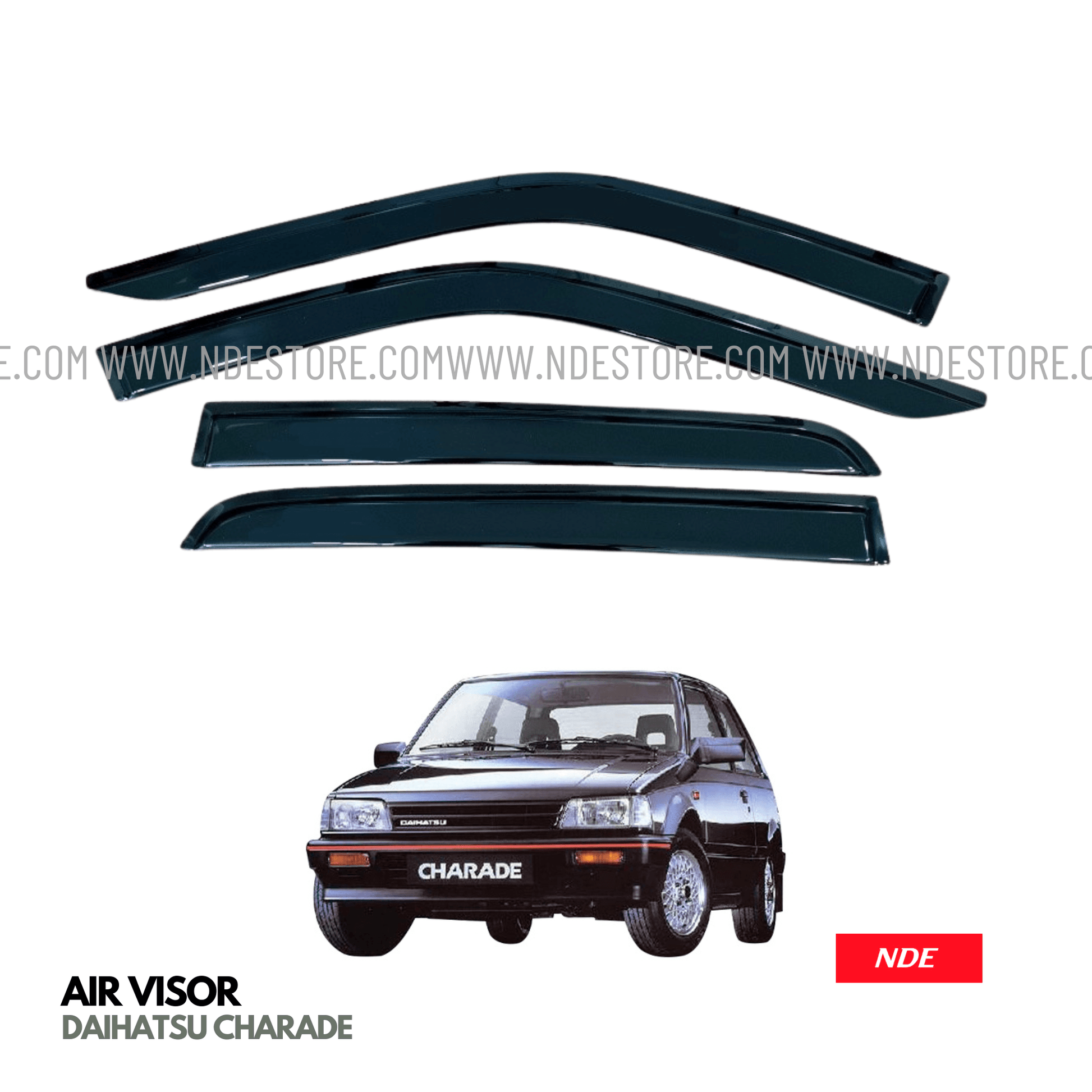 DOOR AIR VISOR SET FOR DAIHATSU CHARADE - ndestore.com