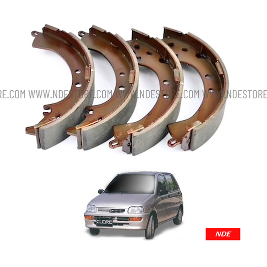 BRAKE SHOE, REAR GLORY BRAKES FOR DAIHATSU CUORE - MADE IN MALYASIA