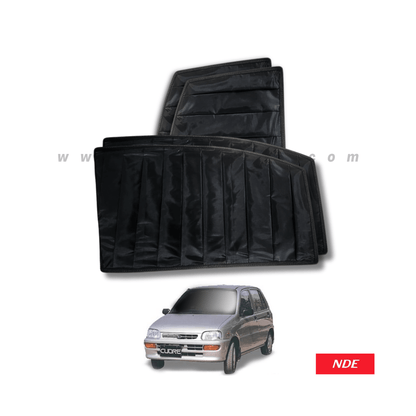 SUN SHADE BLACK WRINKLE FOR DAIHATSU CUORE - ndestore.com