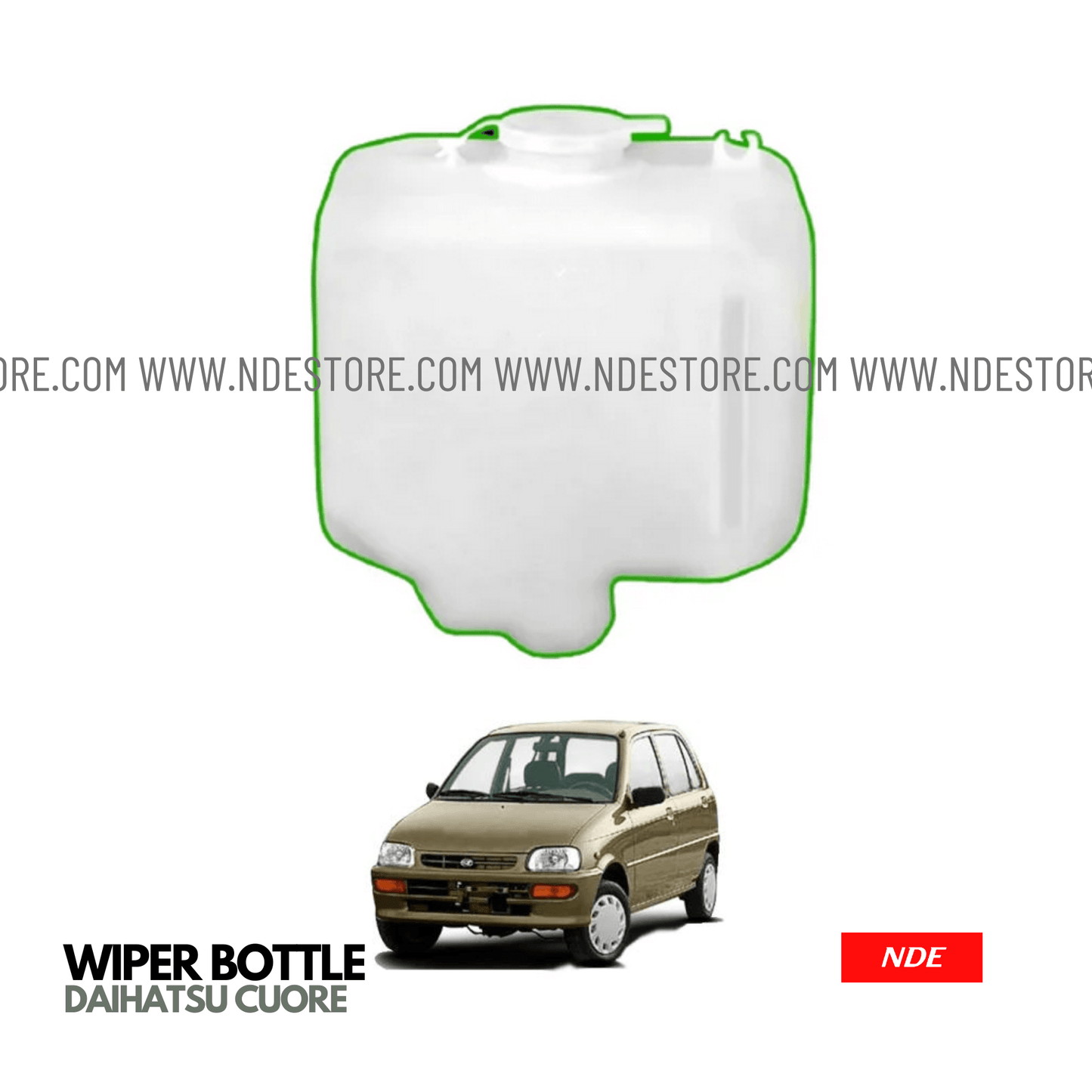 WINDSHIELD WASHER WIPER BOTTLE FOR DAIHATSU CUORE - ndestore.com