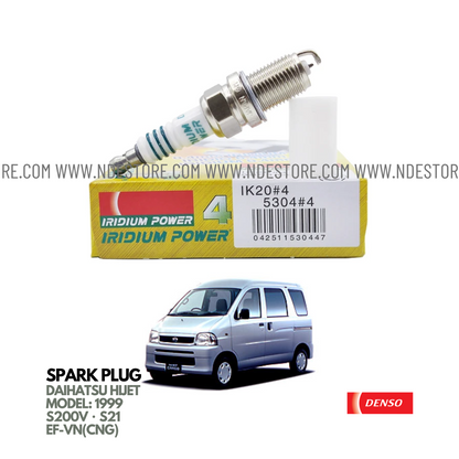 SPARK PLUG DENSO IRIDIUM POWER FOR DAIHATSU HIJET (1999)