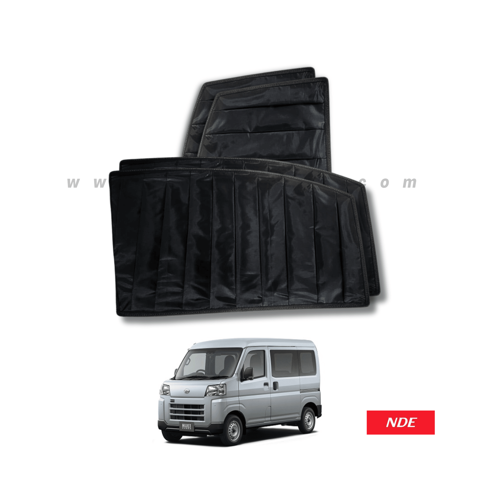 SUN SHADE BLACK WRINKLE FOR DAIHATSU HIJET - ndestore.com