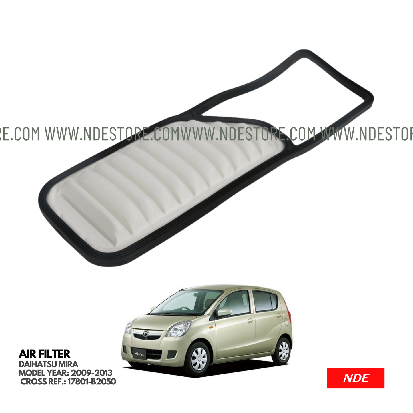 AIR FILTER ELEMENT FOR DAIHATSU MIRA (2009-2013) - ndestore.com