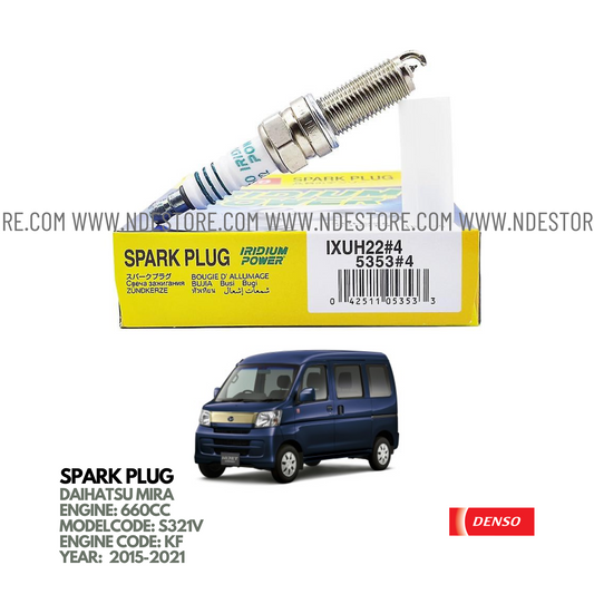 SPARK PLUG DENSO IRIDIUM FOR DAIHATSU CARGO (2015-2021)