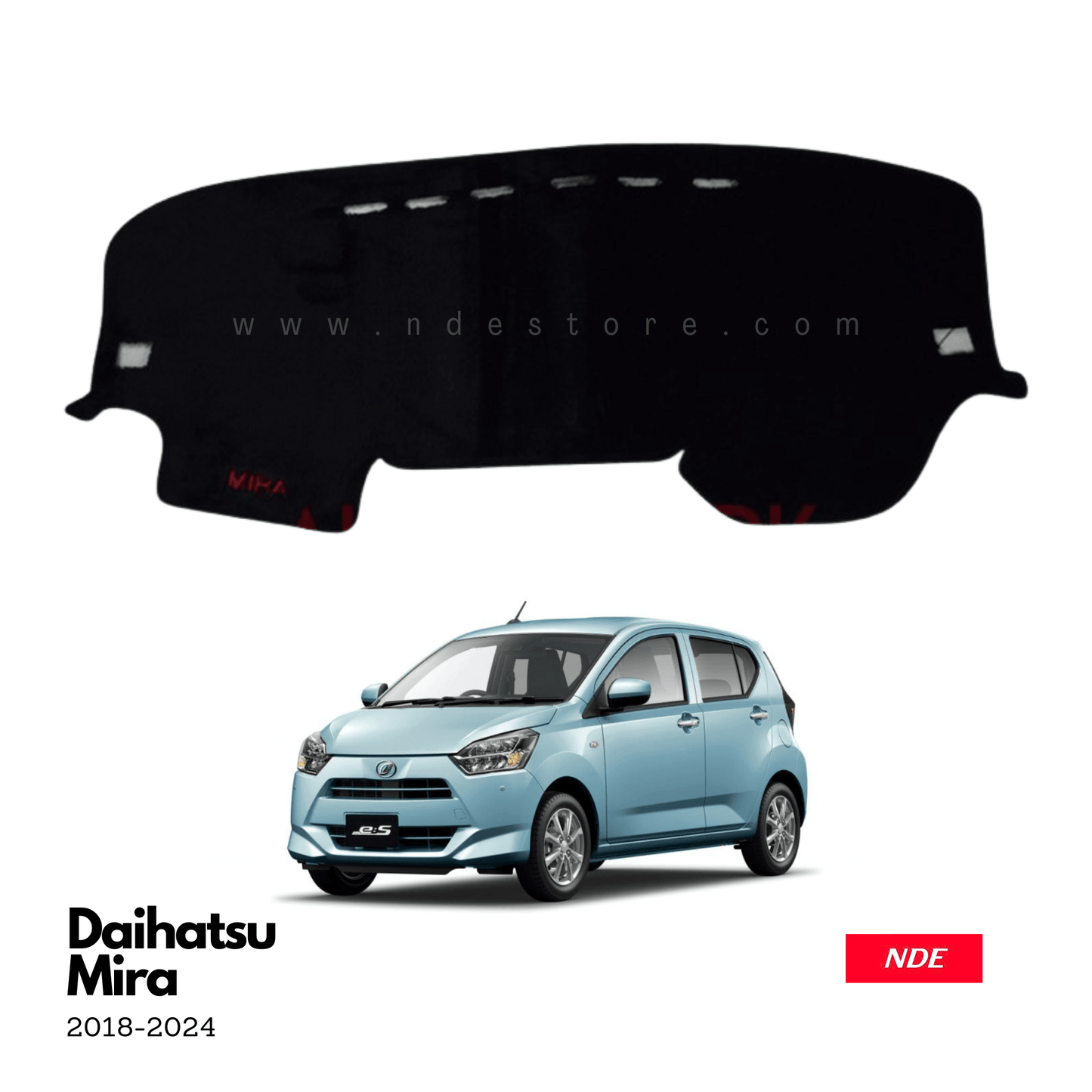 DASHBOARD MAT VELVET MATERIAL FOR DAIHATSU MIRA