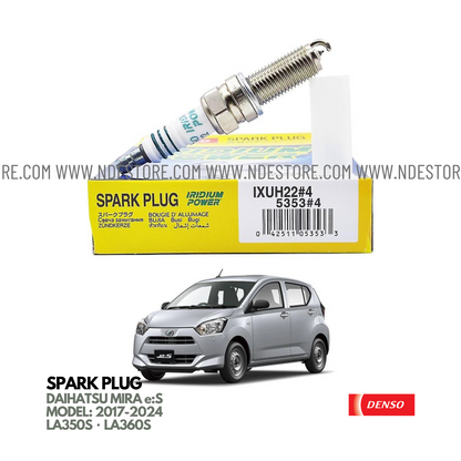 SPARK PLUG DENSO IRIDIUM POWER FOR DAIHATSU MIRA e:S (2017-2024)