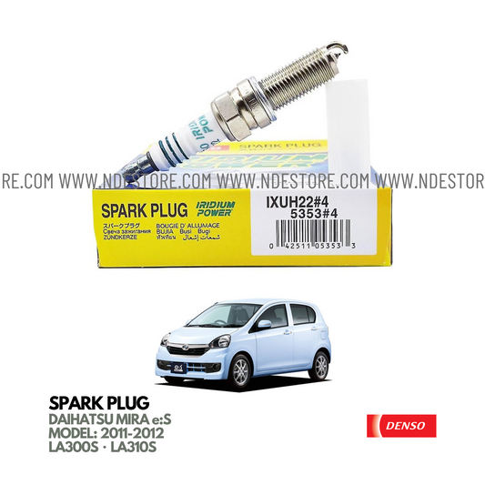 SPARK PLUG DENSO IRIDIUM POWER FOR DAIHATSU MIRA e:S (2011-2012)