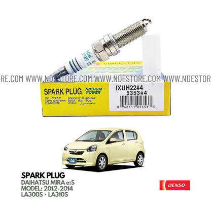 SPARK PLUG DENSO IRIDIUM POWER FOR DAIHATSU MIRA e:S (2012-2014)