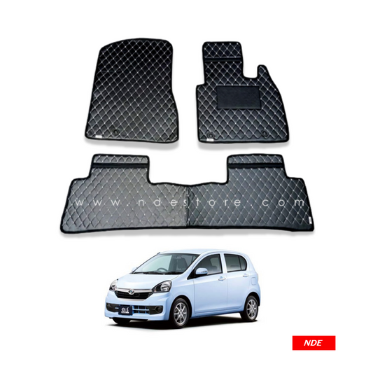 FLOOR MAT FLAT 7D STYLE FOR DAIHATSU MIRA (2014-ONWARDS)