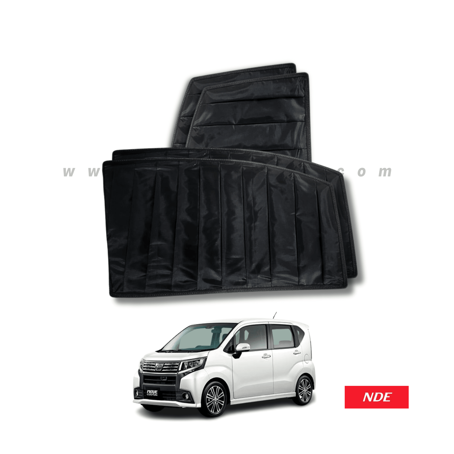 SUN SHADE BLACK WRINKLE FOR DAIHATSU MOVE