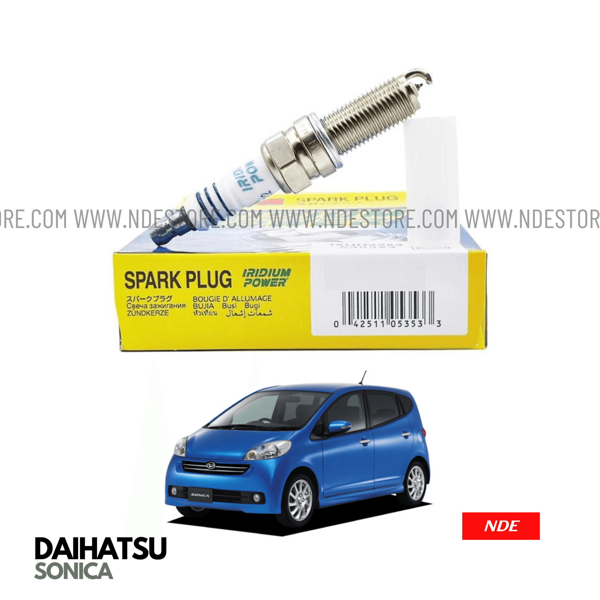 SPARK PLUG DENSO FOR DAIHATSU SONICA - ndestore.com