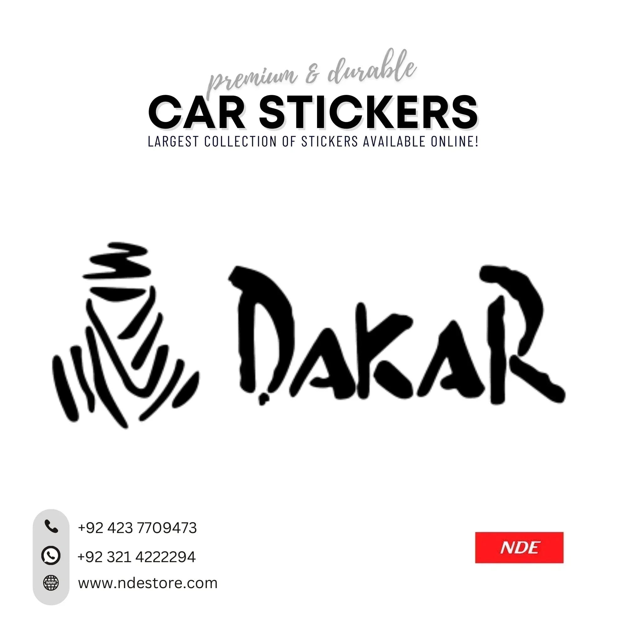 Daaka Sticker STICKER DAKAR – NDE STORE