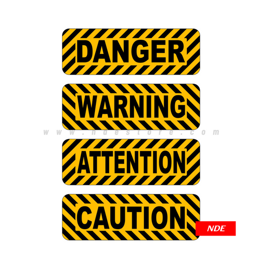 STICKER, WARNING SIGNS SKU;5106 - ndestore.com