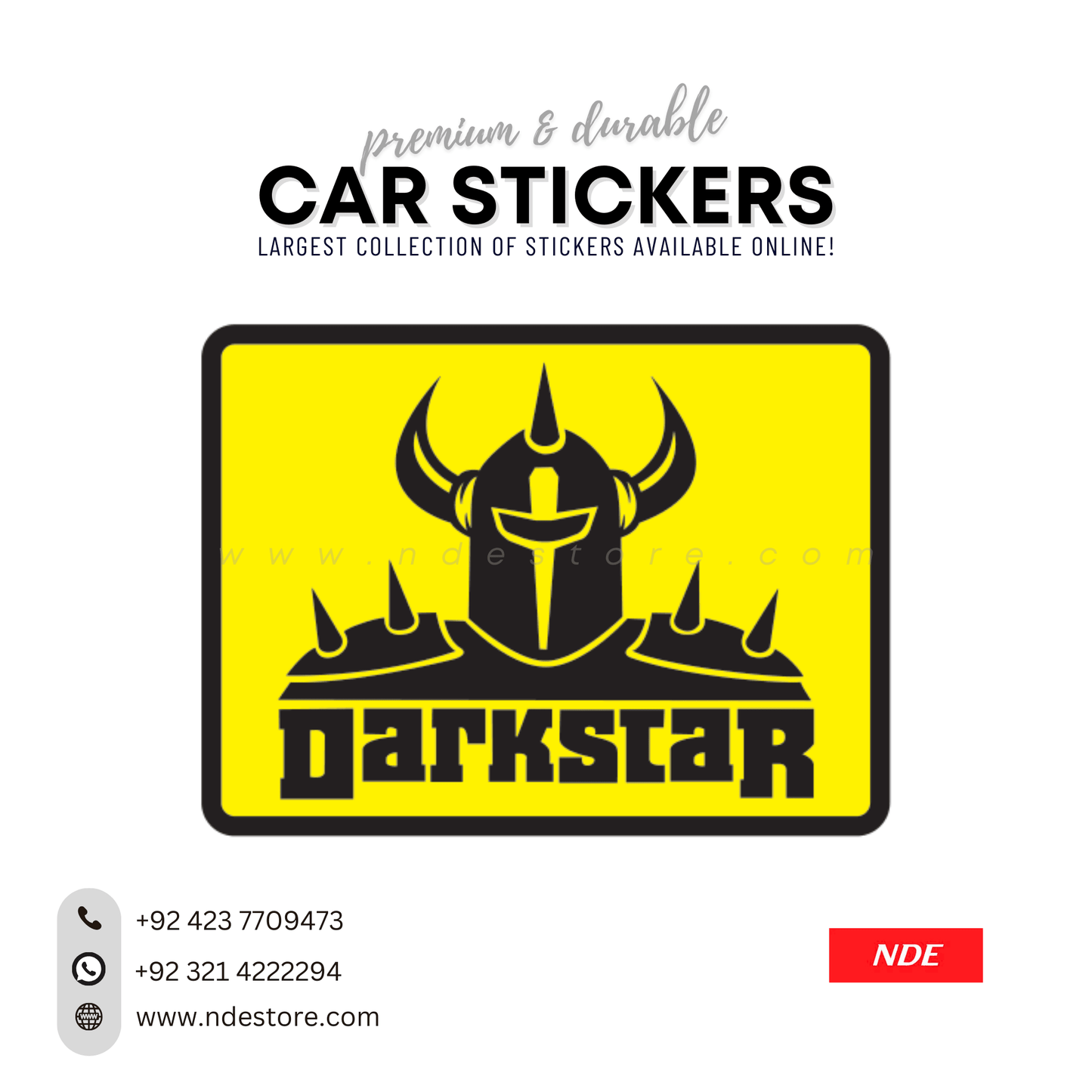 STICKER, DARKSTAR (SKU:14143)