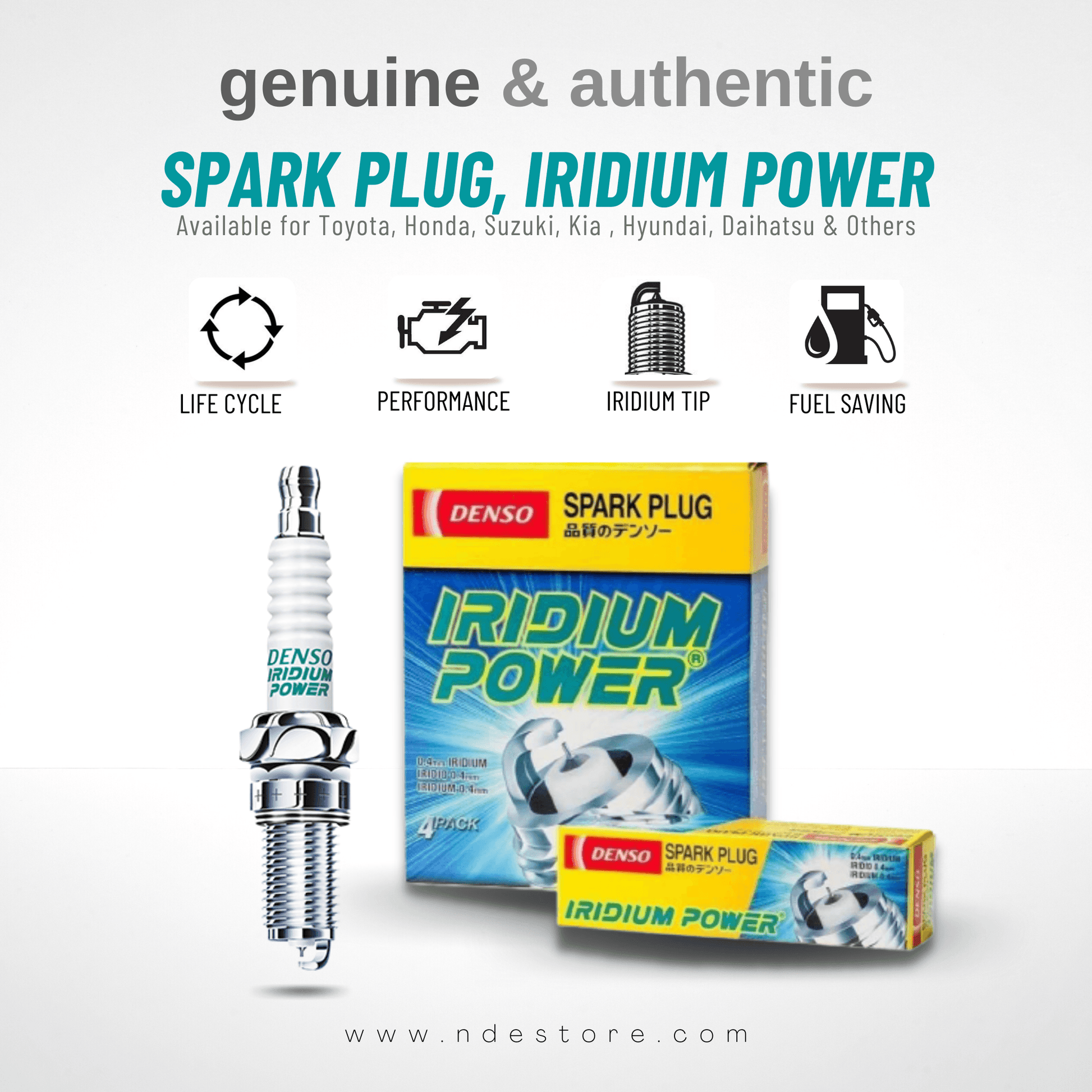 SPARK PLUG DENSO IRIDIUM POWER FOR TOYOTA CAMRY - ndestore.com