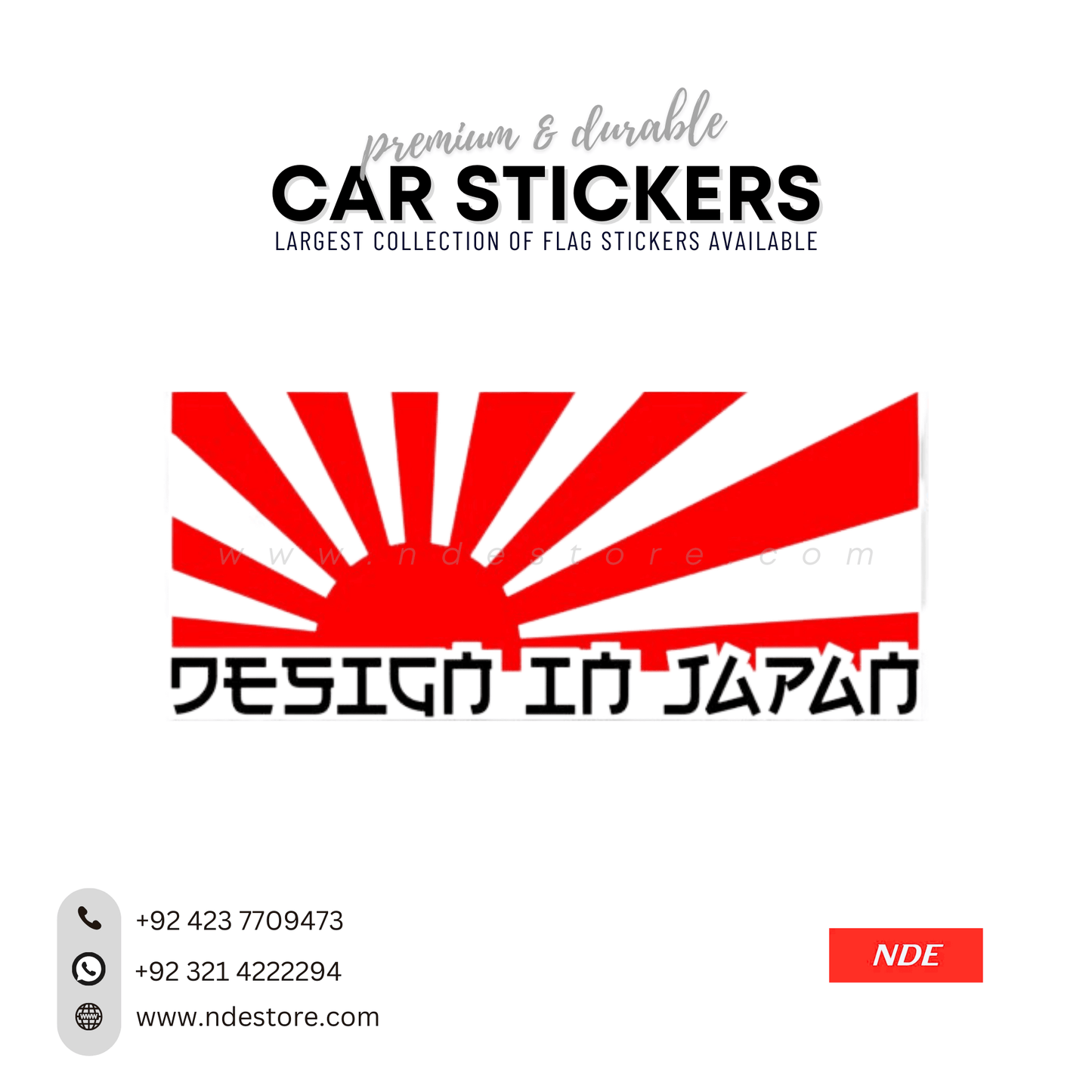 STICKER, JDM DESIGN IN JAPAN