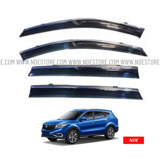 AIR PRESS BLACK TINTED DOOR WINDOW VISOR FOR DFSK GLORY 580 PRO - TXR - ndestore.com