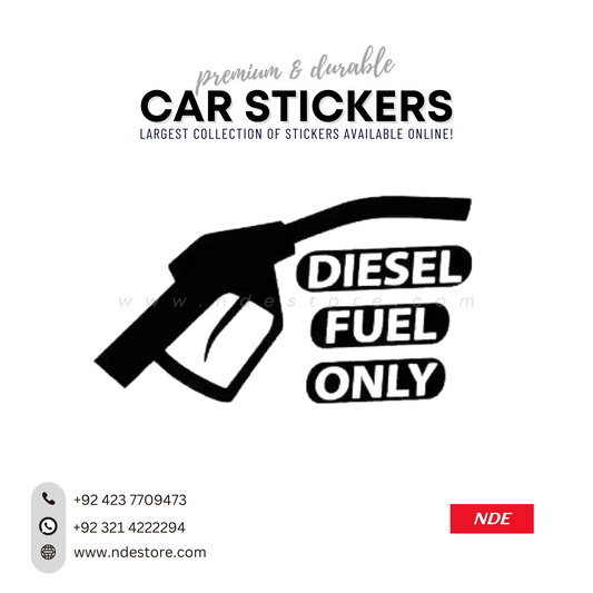 DIESEL FUEL ONLY STICKER DIESEL ONLY