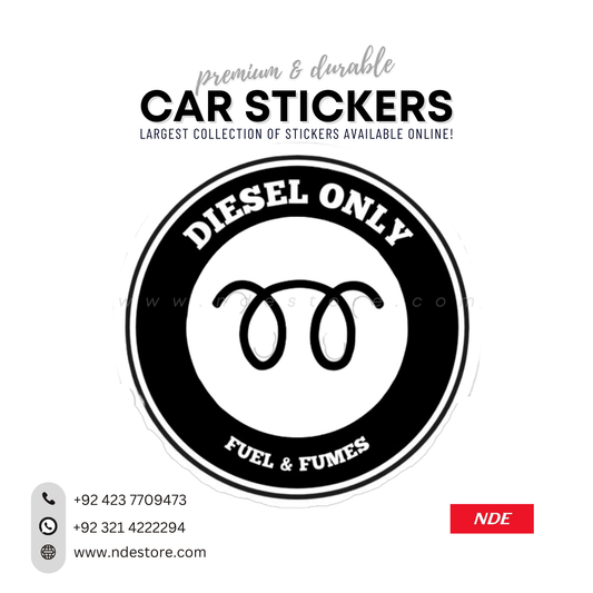 STICKER DIESEL ONLY - ndestore.com