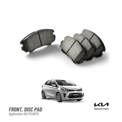 BRAKE, DISC PAD FRONT FOR KIA PICANTO (KIA GENUINE PART) - ndestore.com