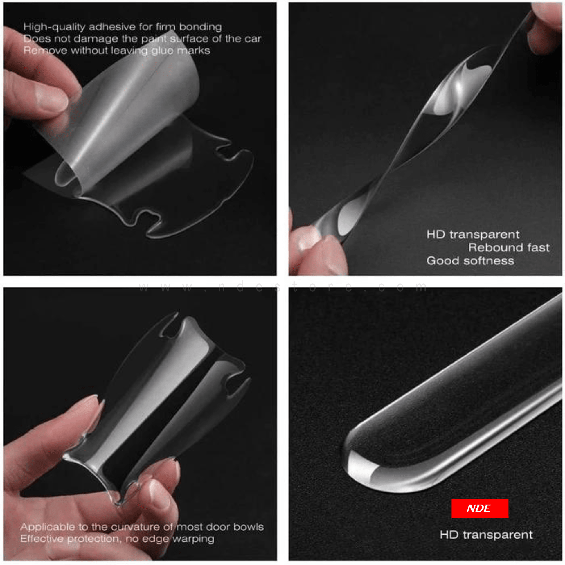 DOOR HANDLE GUARD TRANSPARENT PROTECTOR FOR CHANGAN OSHAN X7 - ndestore.com