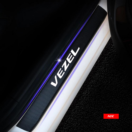 DOOR SILL AREA PROTECTION CARBON FIBER STICKER FOR HONDA VEZEL - ndestore.com