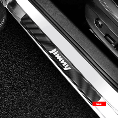 DOOR SILL AREA PROTECTION CARBON FIBER STICKER FOR SUZUKI JIMNY - ndestore.com