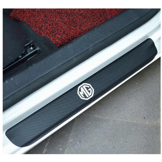 DOOR SILL AREA PROTECTION CARBON FIBER STICKER FOR MG